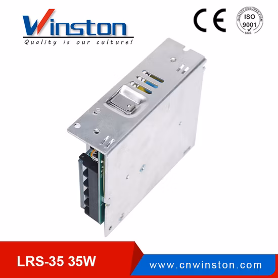35W SMPS Single Output AC 220V to DC 5V 12V 24V 36V 48V DC LED Switching Power Supply with CE, RoHS (LRS-35)