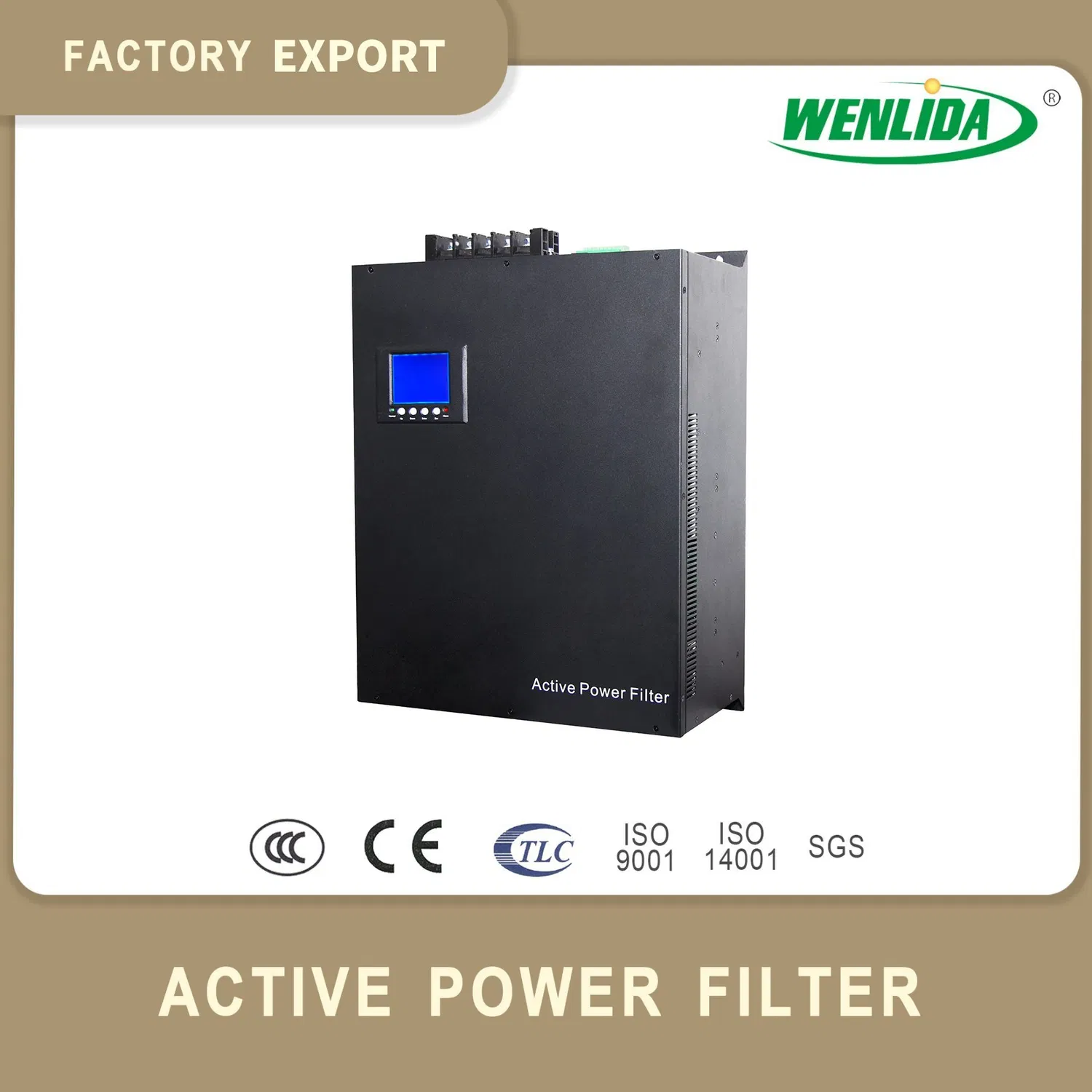 Filtro de potencia activo Apf con IGBT Modular 97% Filtro Protección armónica Transformador de potencia con monitor